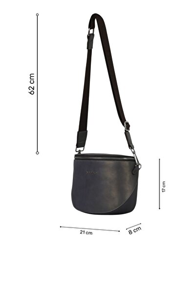 Bueno Shoes Navy Blue Shiny Leather Women's Crossbody Bag 01Wby3606