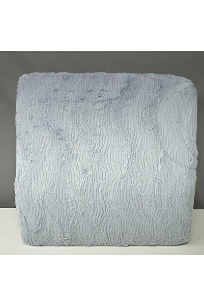 Reiashn Rana velvet faux fur bedspread, gray winter color, double size