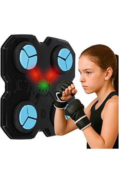 KESNUP Set ținte de box și pereche de mănuși, reîncărcabile USB, 29,5 x 27,5 ...