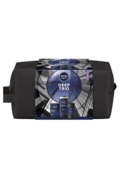 NIVEA Men Set: Aftershave Lotion 100 ml + Shower Gel 250 ml + Deodorant stick 50 ml + gift bag