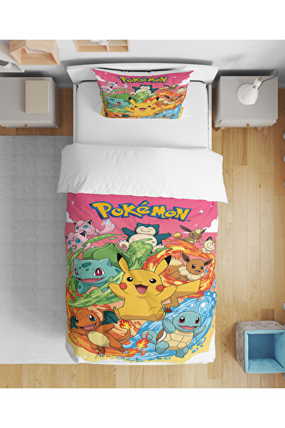 Home طقم غطاء لحاف للأطفال بدون ملاءات رقمي ثلاثي الأبعاد مطبوع بتصميم بوكيمو...