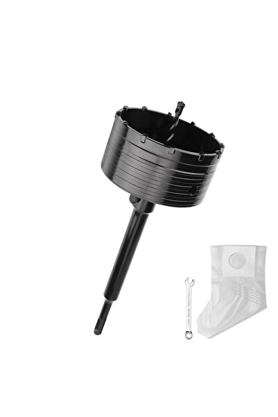 OEM Concrete core bit 110 mm XXL teeth, with 220 mm SDS plus ext and 4-flute center drill bit 8x110 mm