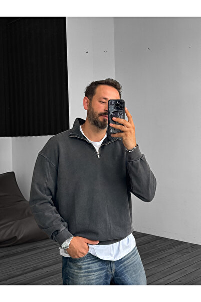 XPUPPETWEAR Hanorac lavabil cu jumătate de fermoar