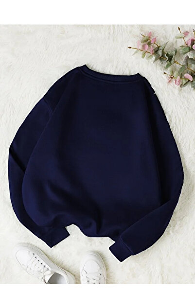 Mayer Butik Brooklyn New York Thick Sweatshirt Printed Oversized