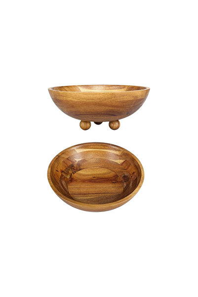 ASTERA Acacia Footed Bowl 27 cm Single