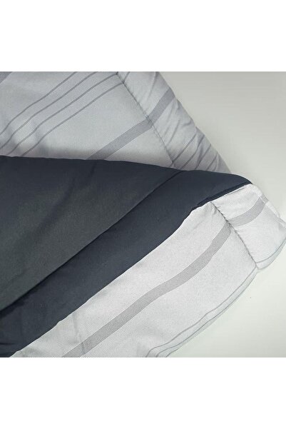 Reiashn Hotel striped bedspread, black, summer, single and a half size