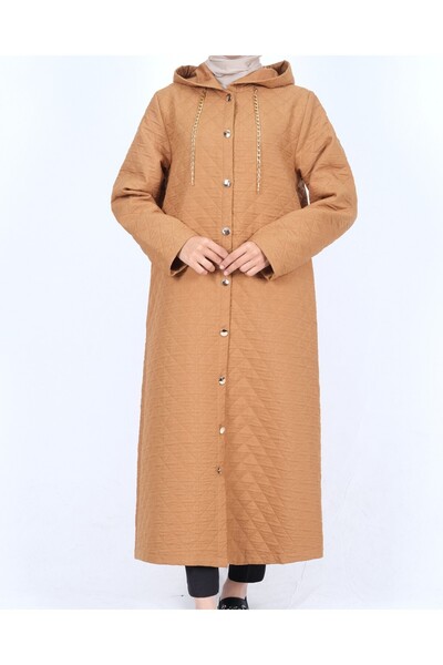 HİJABAYA Яке с качулка, вериги и копчета