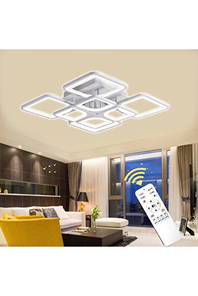OEM LED Chandelier 176W Ceiling 8 White, LED included, 8 light sources, Remote control, Dimmable, Light: Warm,