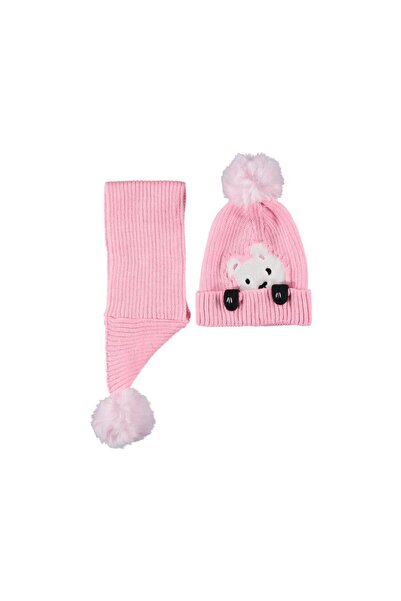 skycott tricotaj eșarfă set beretă fetiță (4-8 ani) set de 2 piese eșarfă cu ...