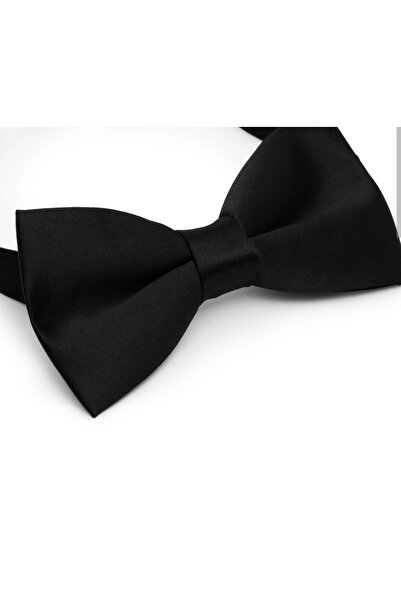MARTEN Black Bow Tie Alpaca Fabric