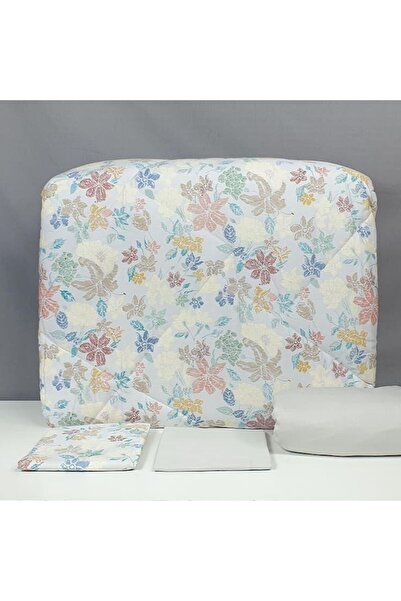 Reiashn Fig-patterned bedspread, 4 pieces, 100% cotton, summer size, single and a half