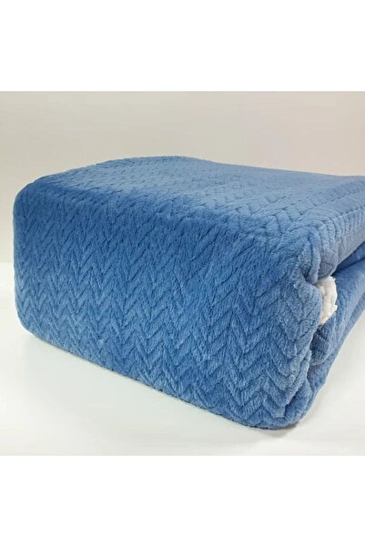 Reiashn Smart Flannel Blanket, Sky Blue, Single Size, 220*160 cm