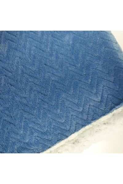 Reiashn Smart Flannel Blanket, Sky Blue, Single Size, 220*160 cm