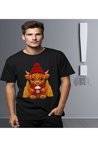 BUTSHIRT BU Tişört 'Little Buffalo - Christmass - Yeniyıl' Unisex Tişört