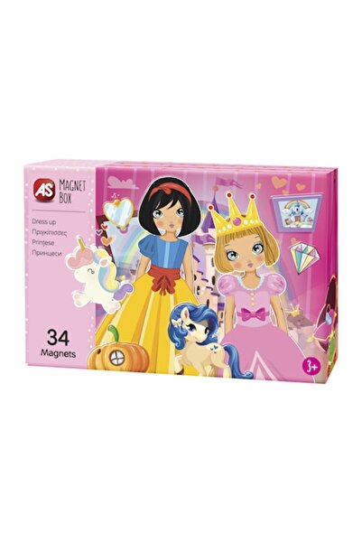 As Joc magnetic - Îmbrăcați prințese, 48 de piese