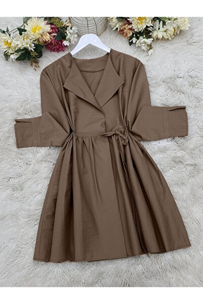 HİJABAYA Κιμονό με σχισμή μανίκι με κορδόνια στο πλάι