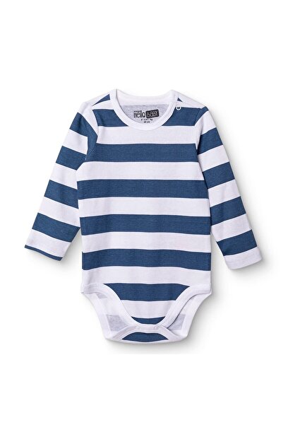 ebebek Hello Baby HelloBaby Erkek Bebek Uzun Kol Body İnterlok Zarf Yaka Uzun...
