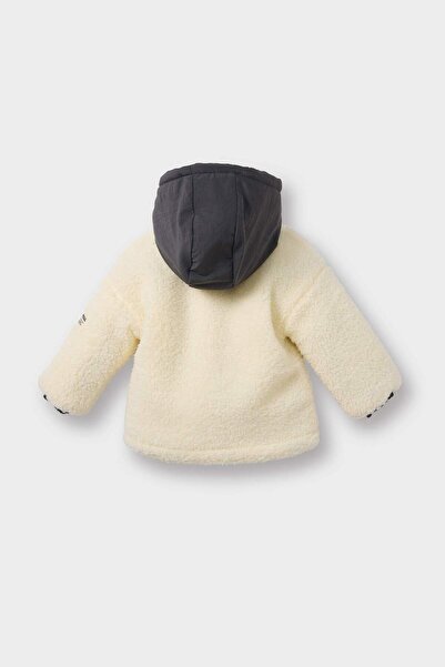 DeFacto Baby Boy Windproof Hooded Zippered Coat G4775A525Wn