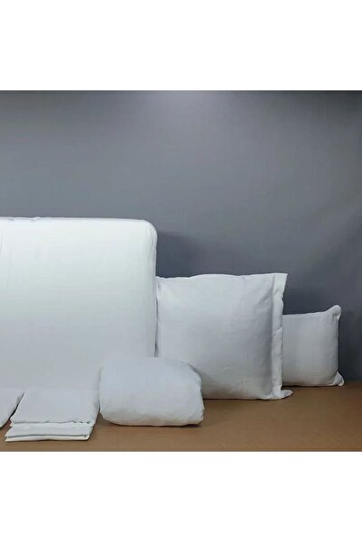 Reiashn Lorena White 8-Piece Summer Double Bedspread Set