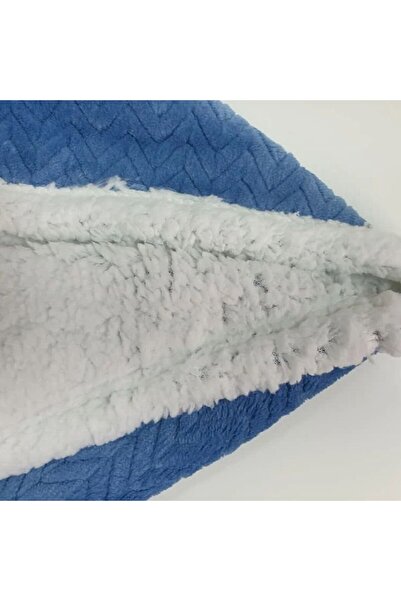 Reiashn Smart Flannel Blanket, Sky Blue, Single Size, 220*160 cm