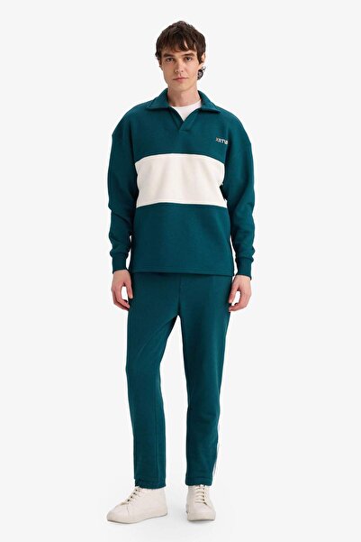 DeFacto Flat-Leg Sweatpants with Lace-Up Waist G6700Ax25Au