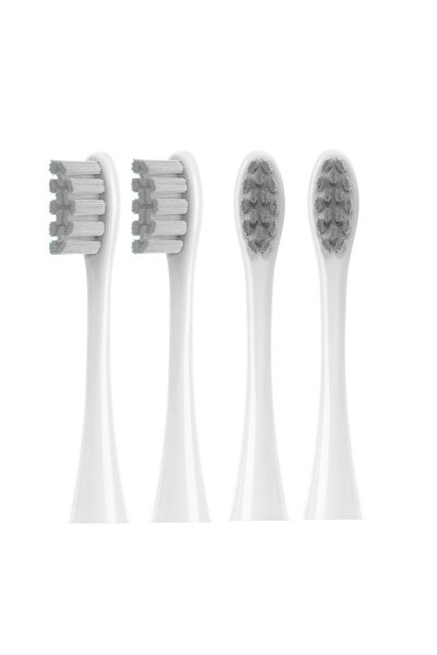 Choice1 4pcs Grey 4 Pcs/Pack Electric Toothbrush Rreplacement Heads for Oclea...