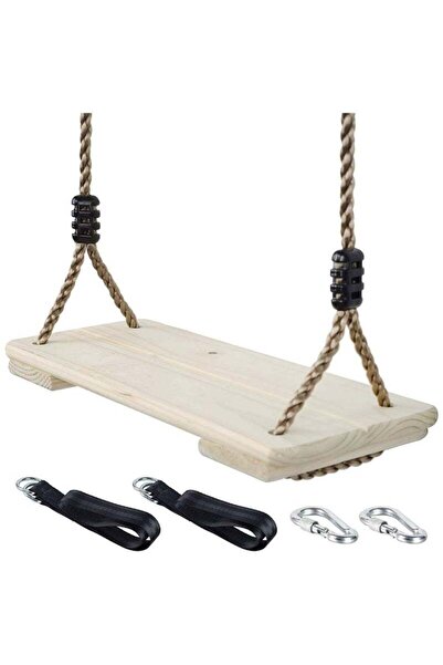 Arabest Outdoor swing height adjustable, for backyard courtyard garden playground