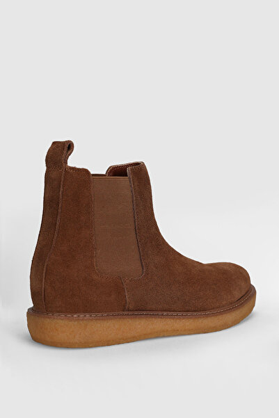 Lufian Ανδρικές δερμάτινες μπότες Justin με φτερά καμηλού