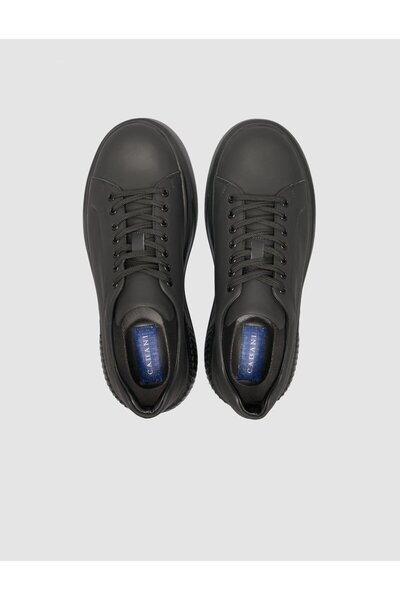 Cabani 100% Nubuck Leather Black Men's Sneaker