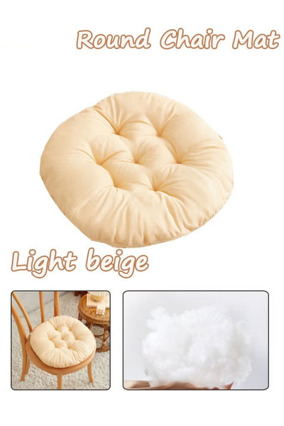 Generic Cushion Round Seat Pad Thickened Tatami Mat Suitable for Living Room, Sofa, Balcony, Yoga