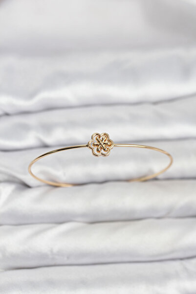 Lisinya Lotus Model Gold Color Bracelet - Tygoo