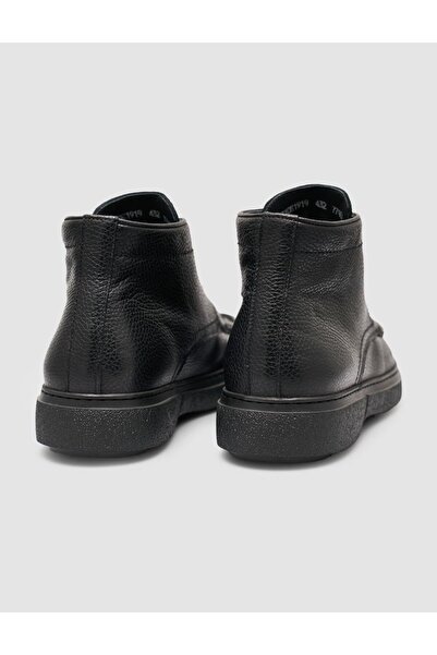 Cabani Ανδρικές μπότες casual από 100% γνήσιο δέρμα σε μαύρο χρώμα