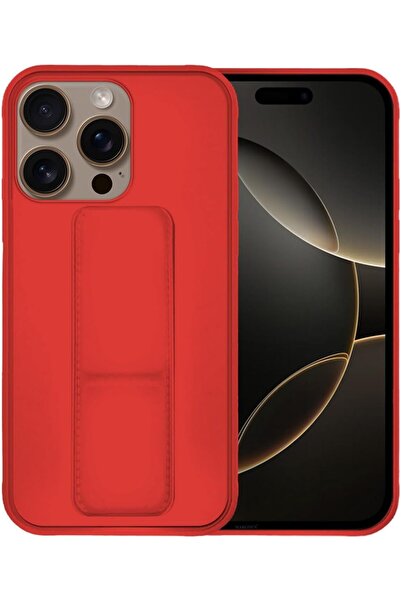 Margoun iPhone XS Max Magnetic Finger Grip Shockproof Case-(Red)