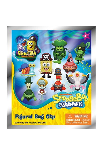 MonoGram SpongeBob Movie 3D Foam Bag Clip Series-1 MN63195 (Blind Bag, 1 Pack, Ages 4+)