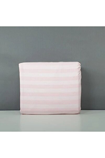 Reiashn Hotel-style striped duvet cover, pink summer color, double size