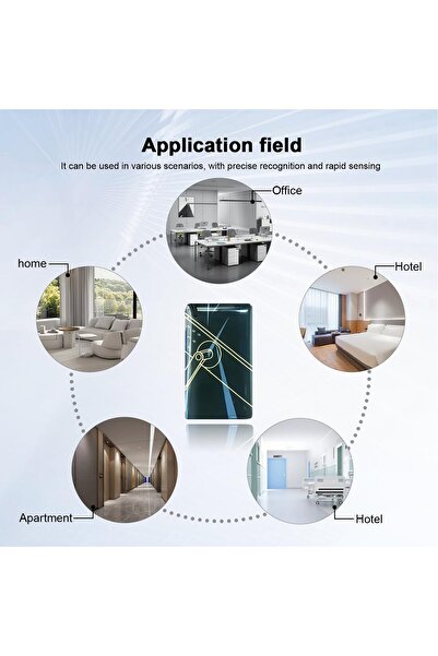 Generic 20-Piece IC Cards - RFID Key Fobs for Smart Locks, 13.56MHz, Compatible with Tuya and TT App