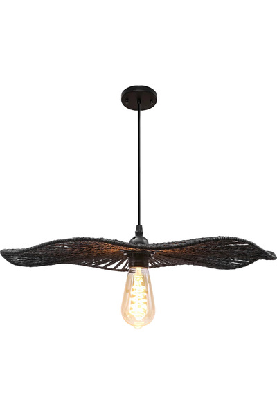 HAMER A rope chandelier gives the space a calming feel. Diameter 500 mm