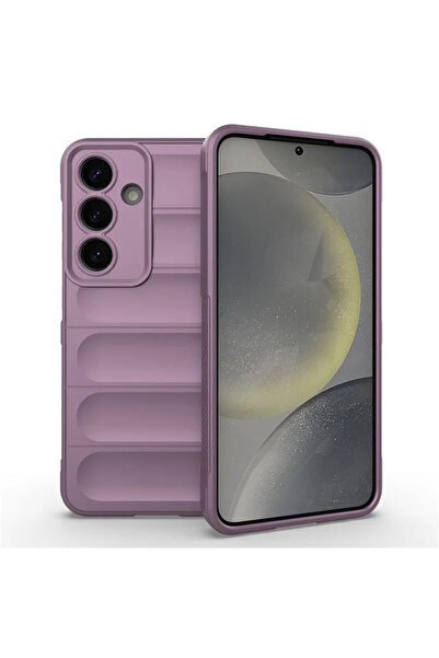 Samsung Husa Wave S25, Microfibră, Grip Anti-Șoc, TPU, Violet Deschis