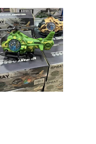 Obi Duman Atan Helikopter Oyuncak,Pilli ve ışıklı (Popüler Oyuncak Serisi)