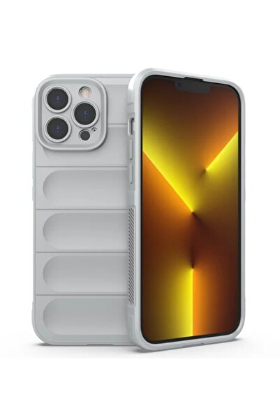 Apple Husa Wave pentru iPhone 15 - Grip Microfiber, ShockProof, Smoke Gray