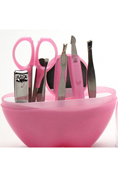 BLOOMING TIME Manicure Set Apple Nail Scissors and Beauty Party Favors 9 pcs/set