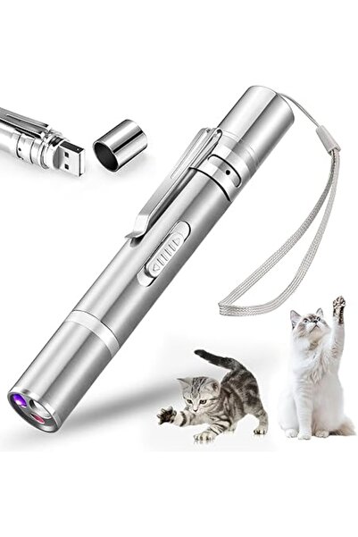Xess 1 PCS Cat Laser Pointer Toy, Interactive Chase Cat Dog Toys with 7 Modes...