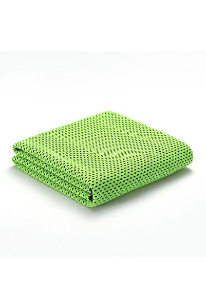 JZS Cooling Towels for Neck and Face, 2-Pack 30x100 cm, Light Green