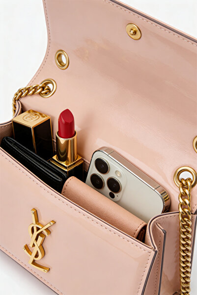 Generic Sunset Medium In Patent Leather Bag