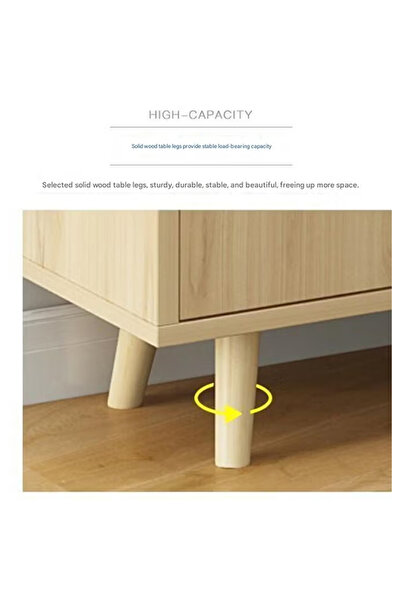 KEKE Modern Wooden Shoe Cabinet with Drawer & Shelves – Space-Saving Entryway Shoe Storage Organizer