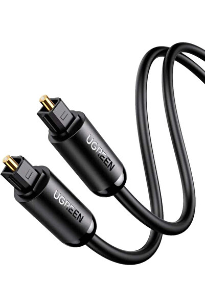 Ugreen كابل ألياف ضوئية للصوت الرقمي Toslink SPDIF بطول 1.5 متر - أسود