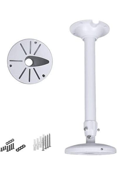 Xess Hot Tech! Dome White Ceiling Mount Extendable Pole Mount Bracket for CCTV IP Cameras,(30 to 60cm) Ad