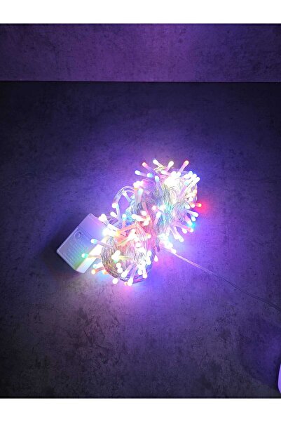 IRILIS LED Light Installation 200 LED, 18M, Multicolor, white wire, Outdoor/Indoor, 8 Functions