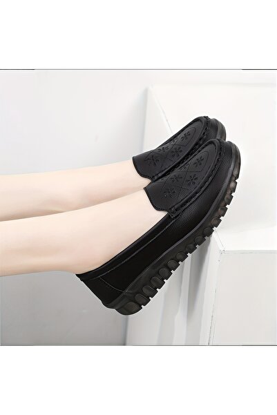 SOSENFER Kadın rahat ayakkabı, düz tabanlı iç dış hafif ayakkabı