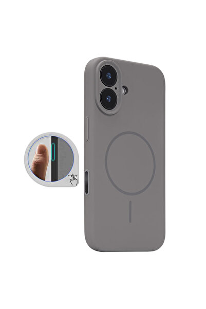 Apple Husa MagThin pentru iPhone 16 Plus, SoftTouch, Camera Control, TPU, Sto...